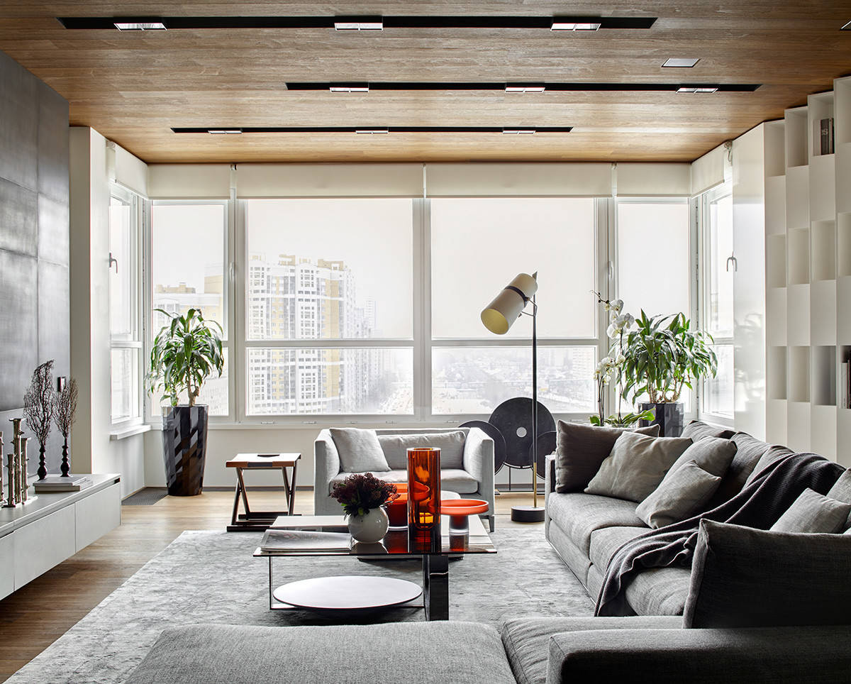 Houzz тур: Пентхаус на Рублевке для большой семьи