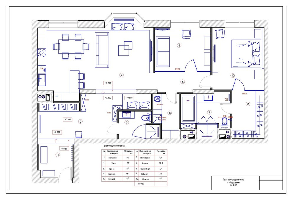Houzz тур: Квартира с прихожей в кубе и стеклянным кабинетом