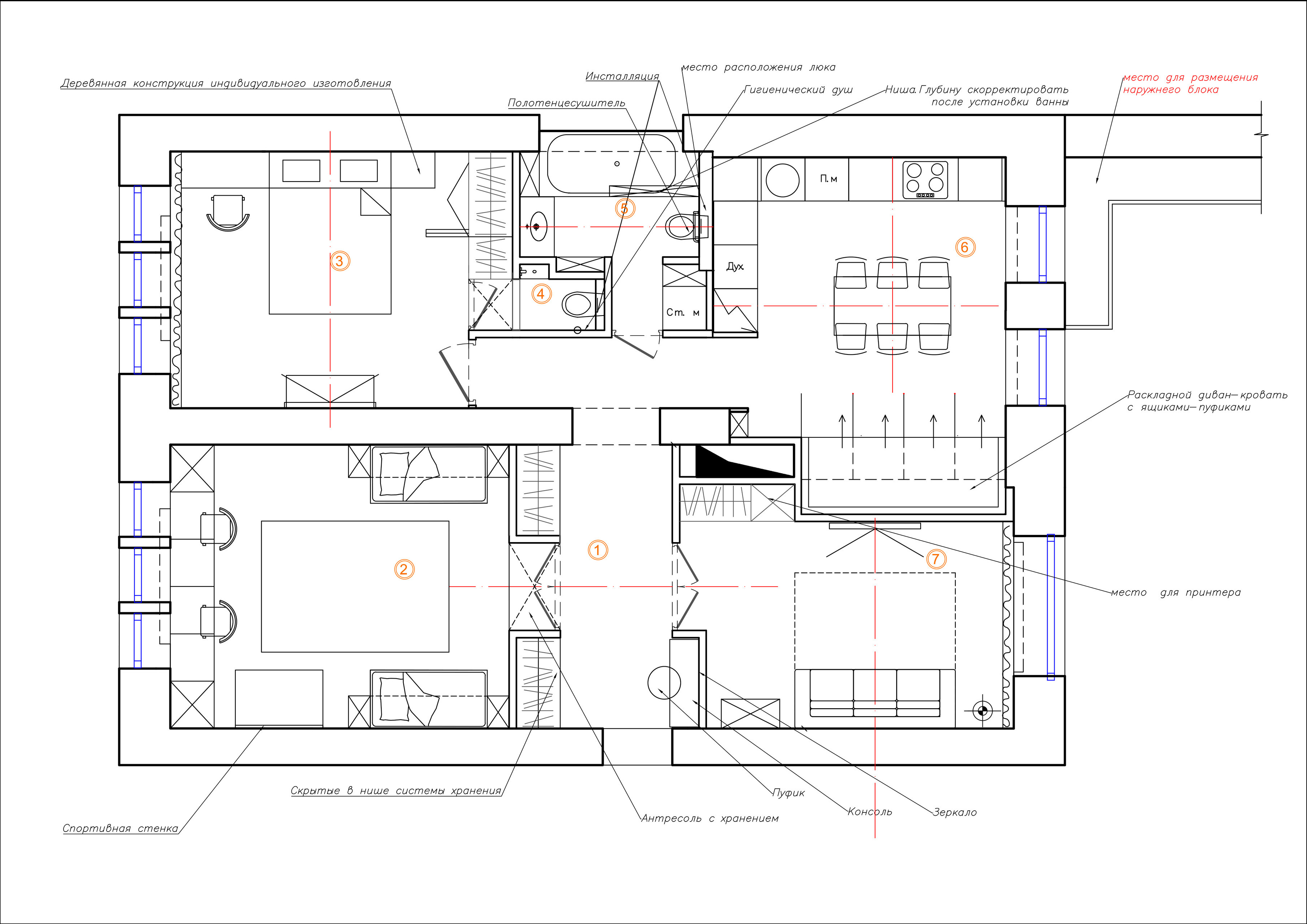 Houzz тур: Квартира в сталинке — с «навесом» на кухне