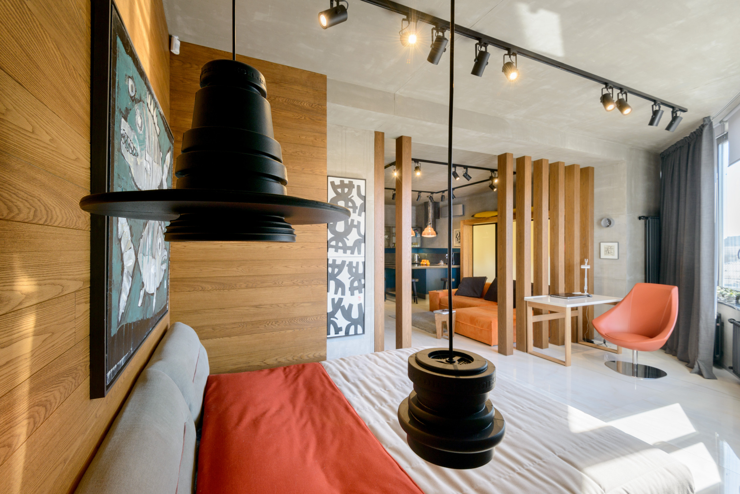 Houzz тур: Треугольная квартира в Новосибирске без стереотипов