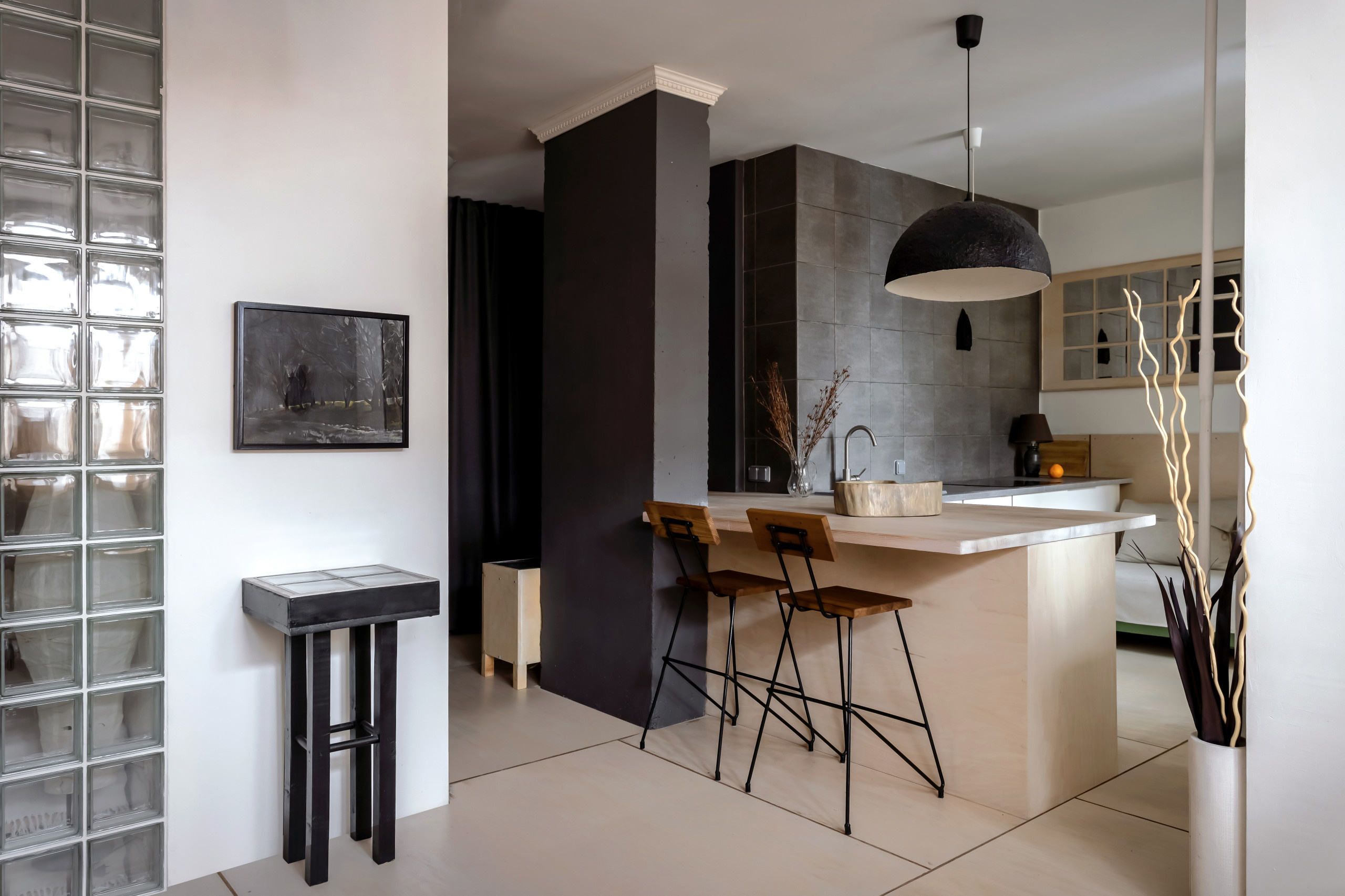 Houzz тур: 44 кв.м — экостудия для мамы дизайнера