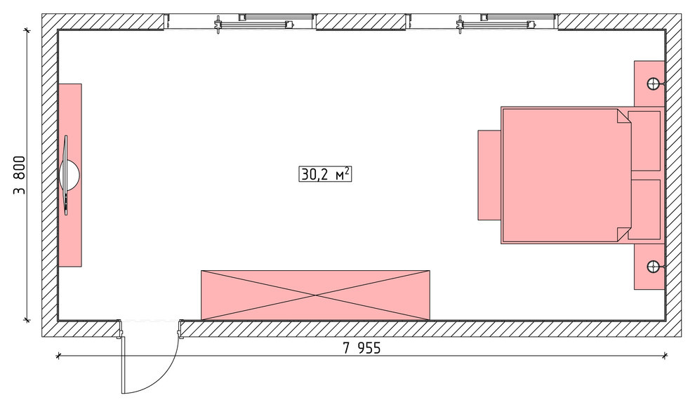 Как правильно: Организовать пространство в просторной спальне 20+