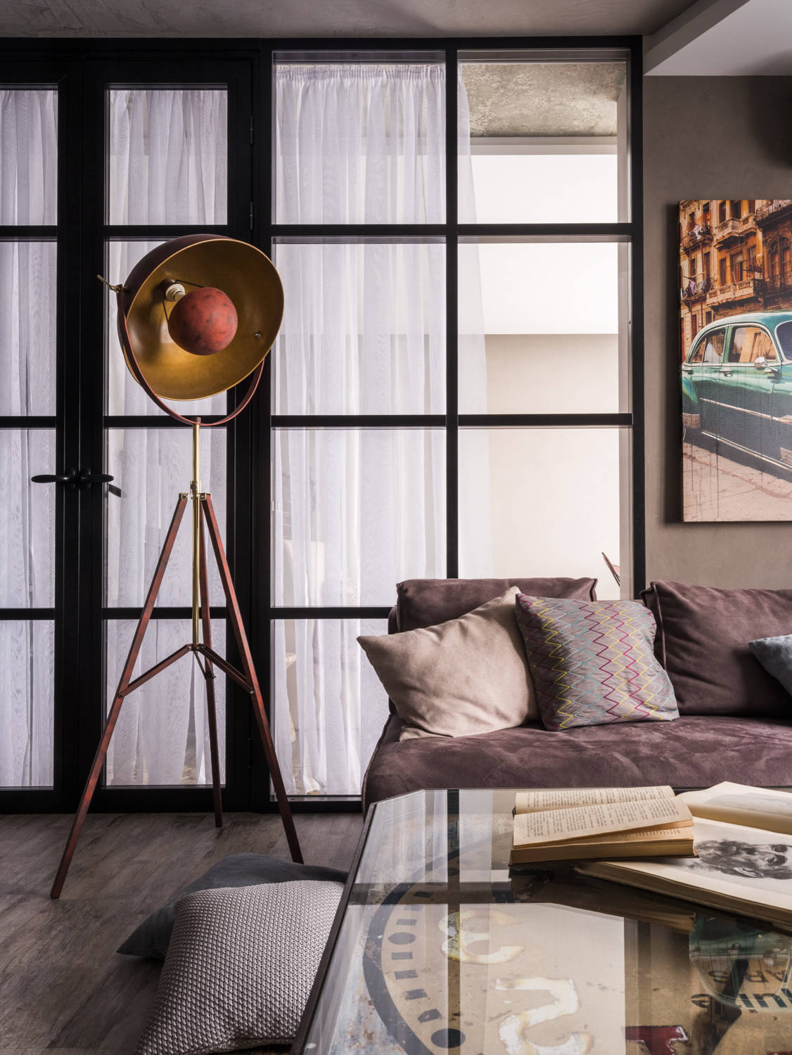 В гостях: Лофт для холостяка... который женился во время ремонта