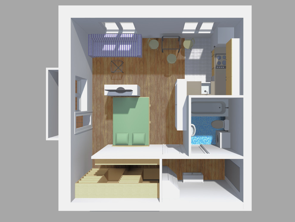 Перепланировка однокомнатной хрущевки: 5 вариантов