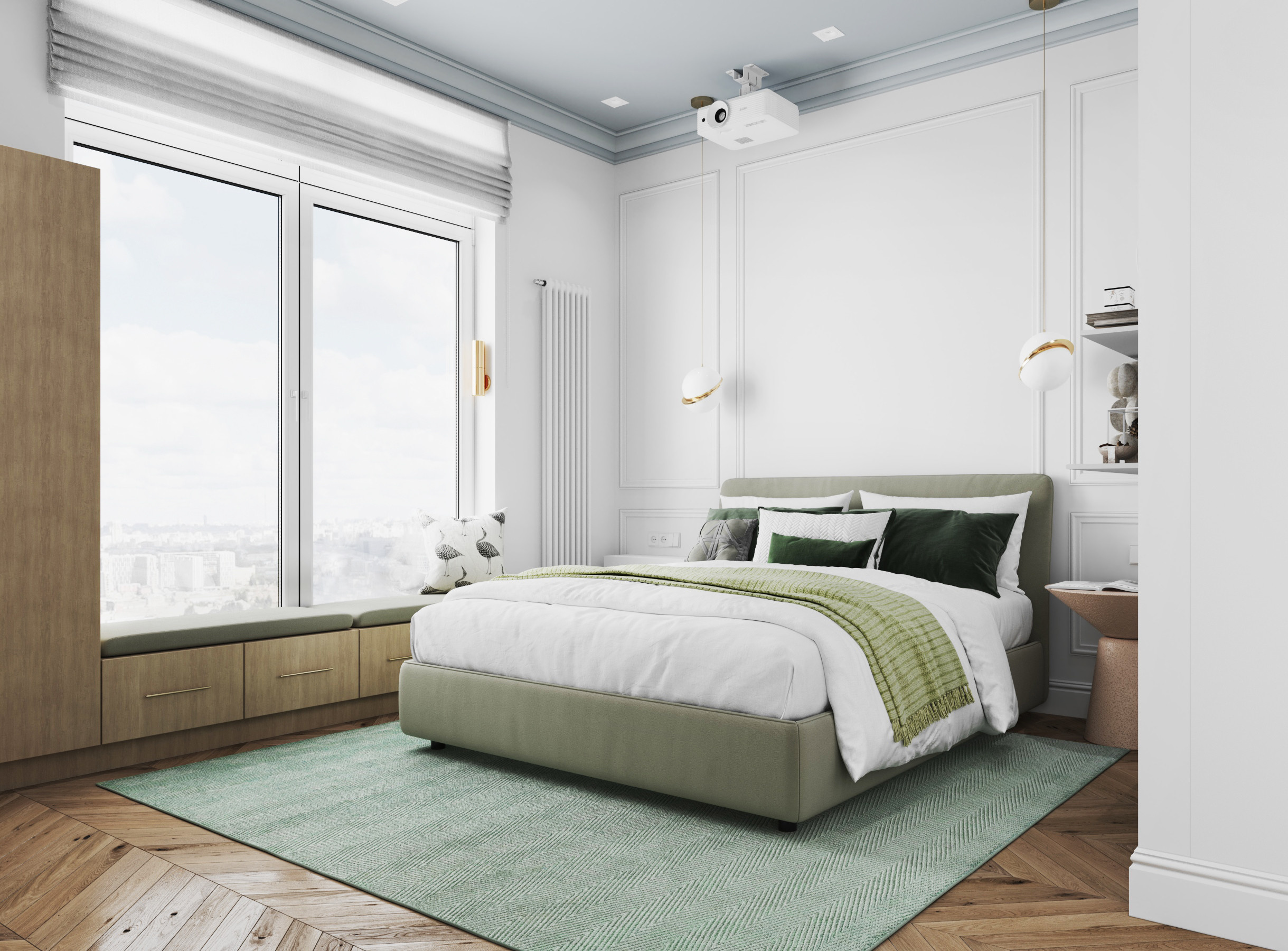 Поиск планировки: 46 кв.м с кухонным островом [6 вариантов]