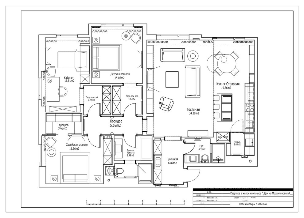 Houzz тур: «Классика с историей» в высотке-новостройке
