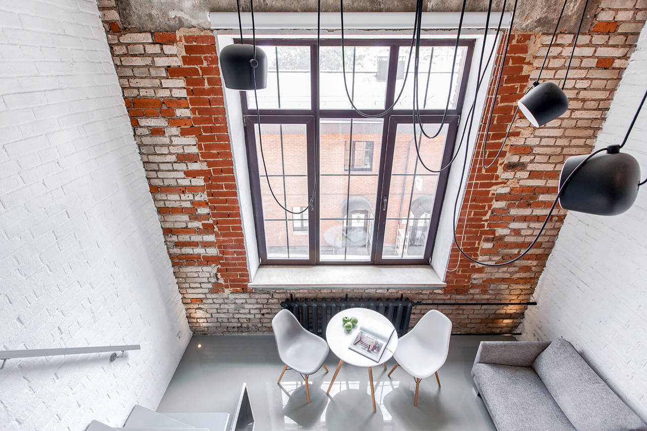 Houzz тур: Московский лофт для молодой пары в 24 «квадрата»