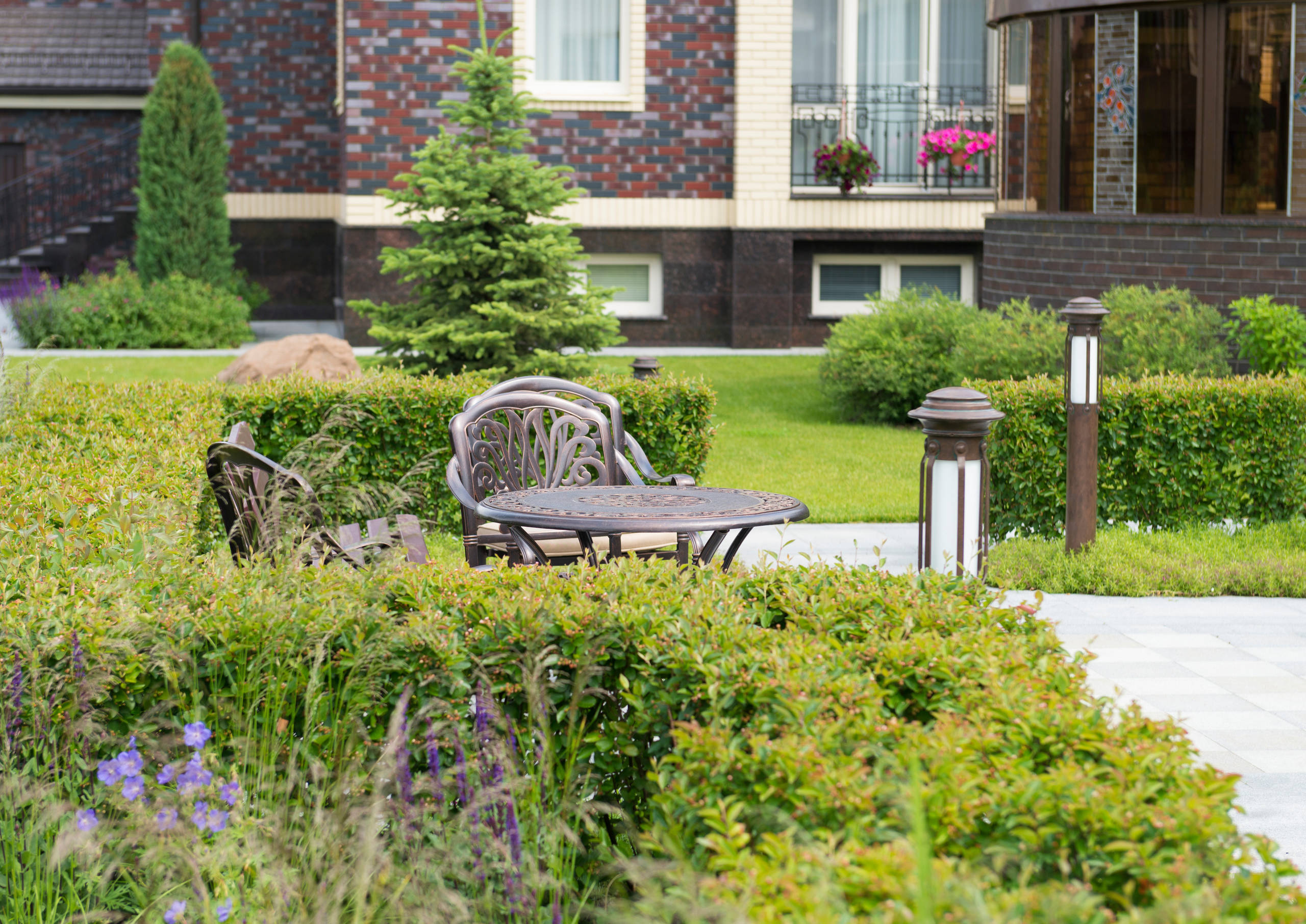 Планировка сада: Усадьба в голландском духе для 3 поколений семьи