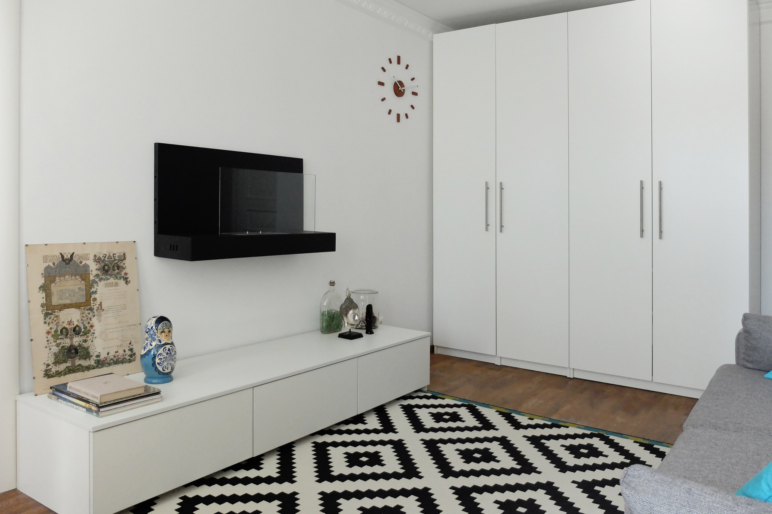 Houzz тур: «Трешка» в хрущевке для семьи дизайнера