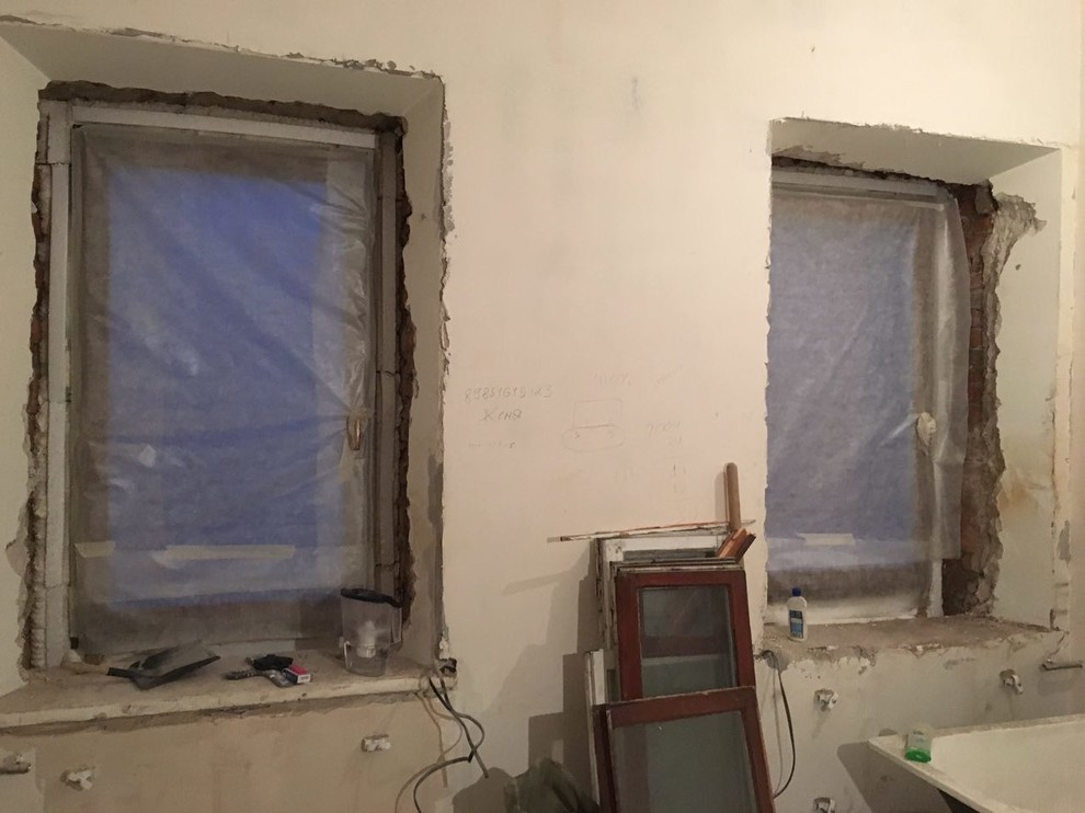 До и после: Двухкомнатная квартира с шестью окнами