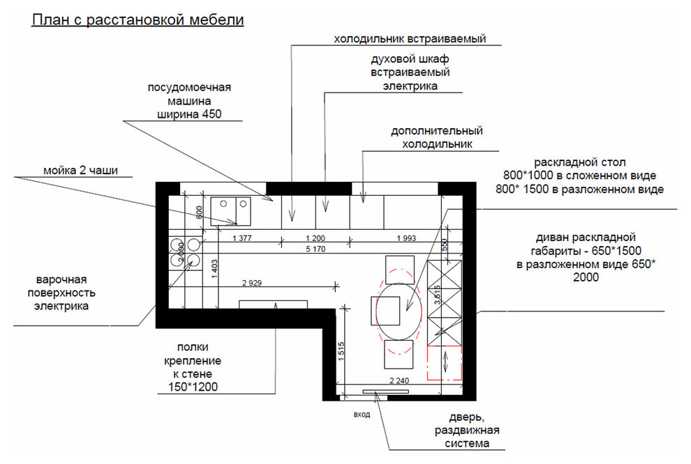 Есть решение: 9 проектов кухни 12 кв.м