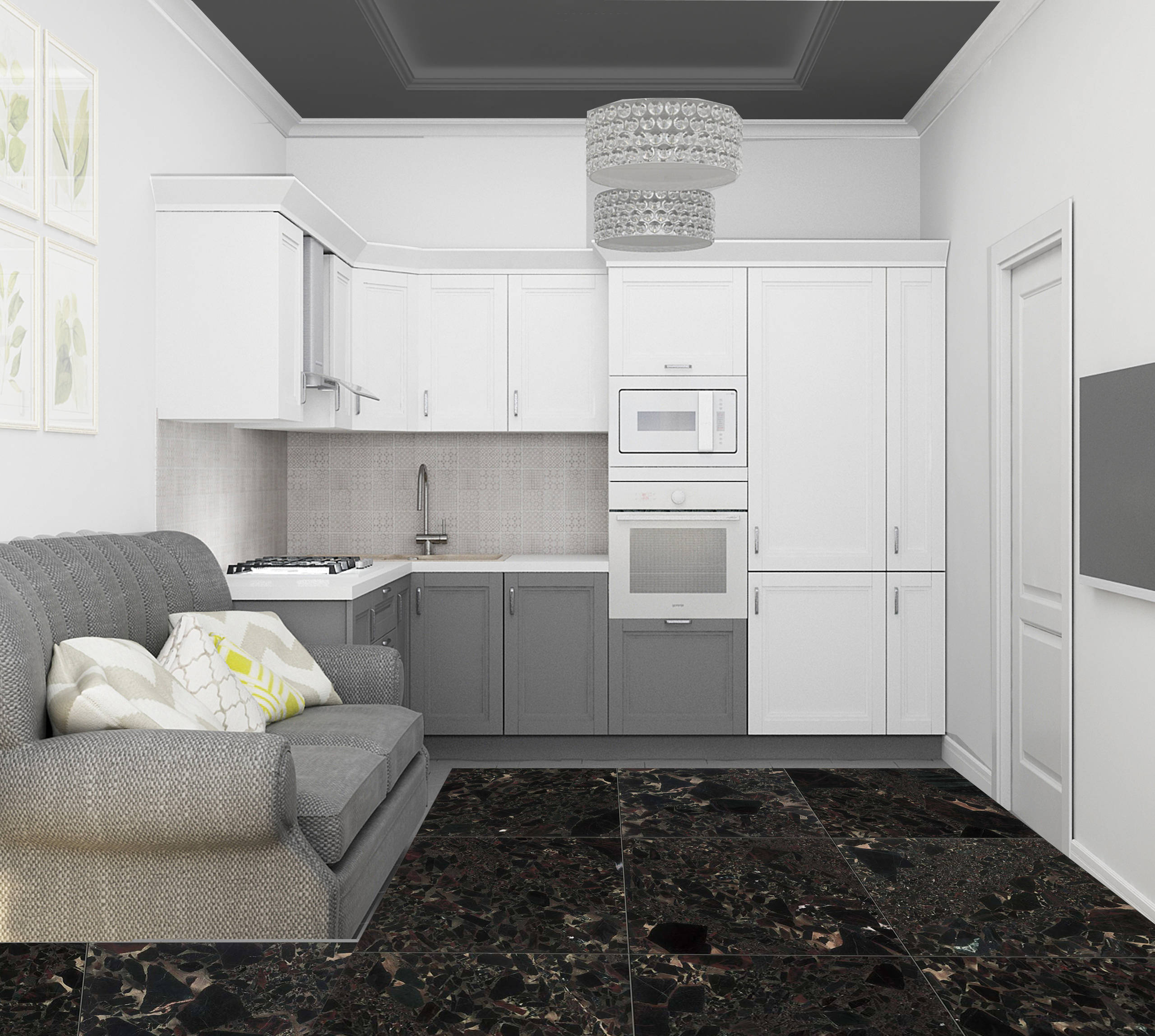 Материал: Напольная плитка в кухне — что важно, а что нет