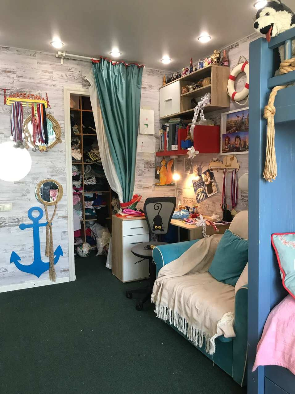 Проект недели: Солнечная детская для брата и сестры