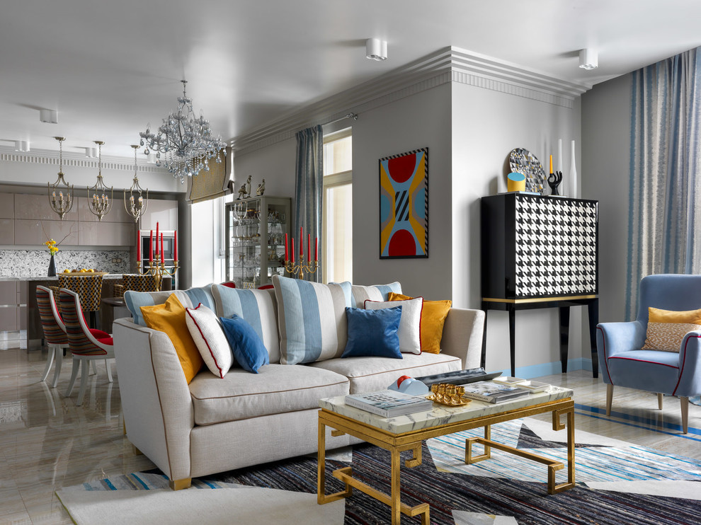 Houzz тур: Интерьер под цвет винтажного костюма хозяйки