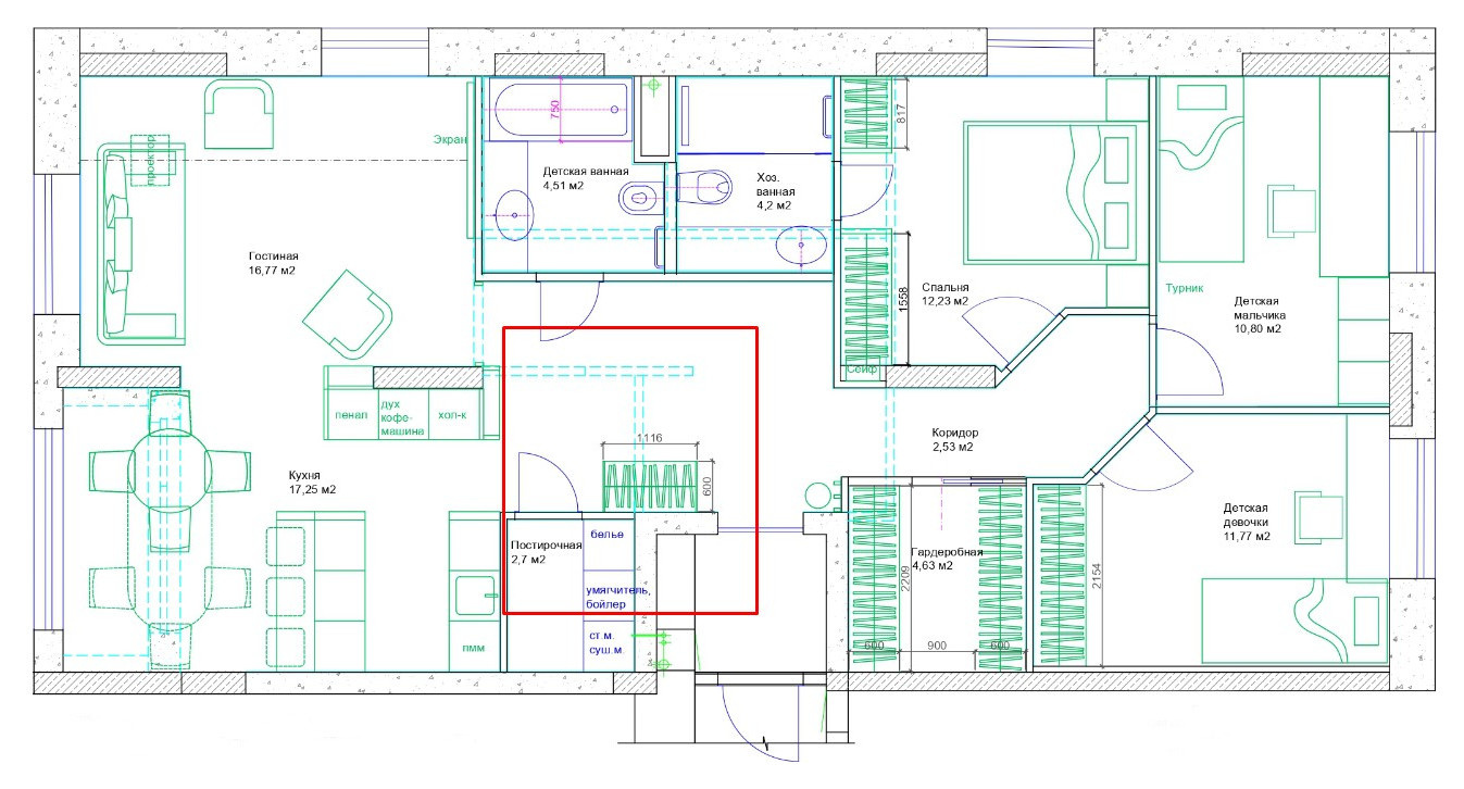 Поиск планировки: 14 вариантов (мы серьезно) + финал для 99 кв.м