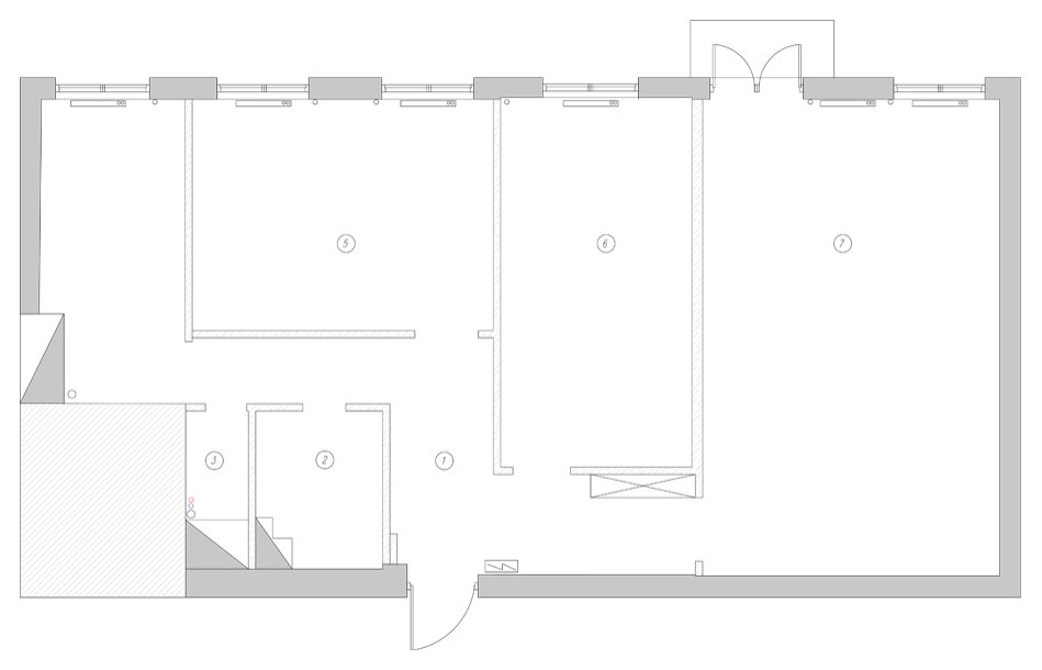 В гостях: Квартира на Литейном проспекте с родным кирпичом