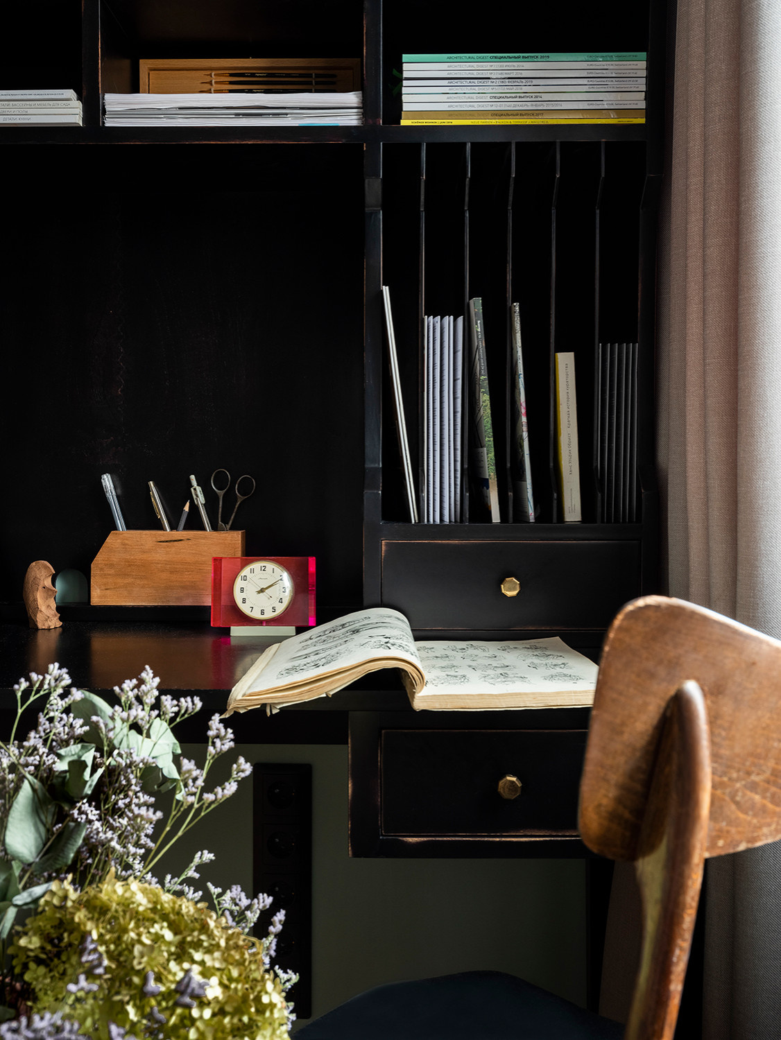 До и после: Комната фотографа, снимающего для Houzz