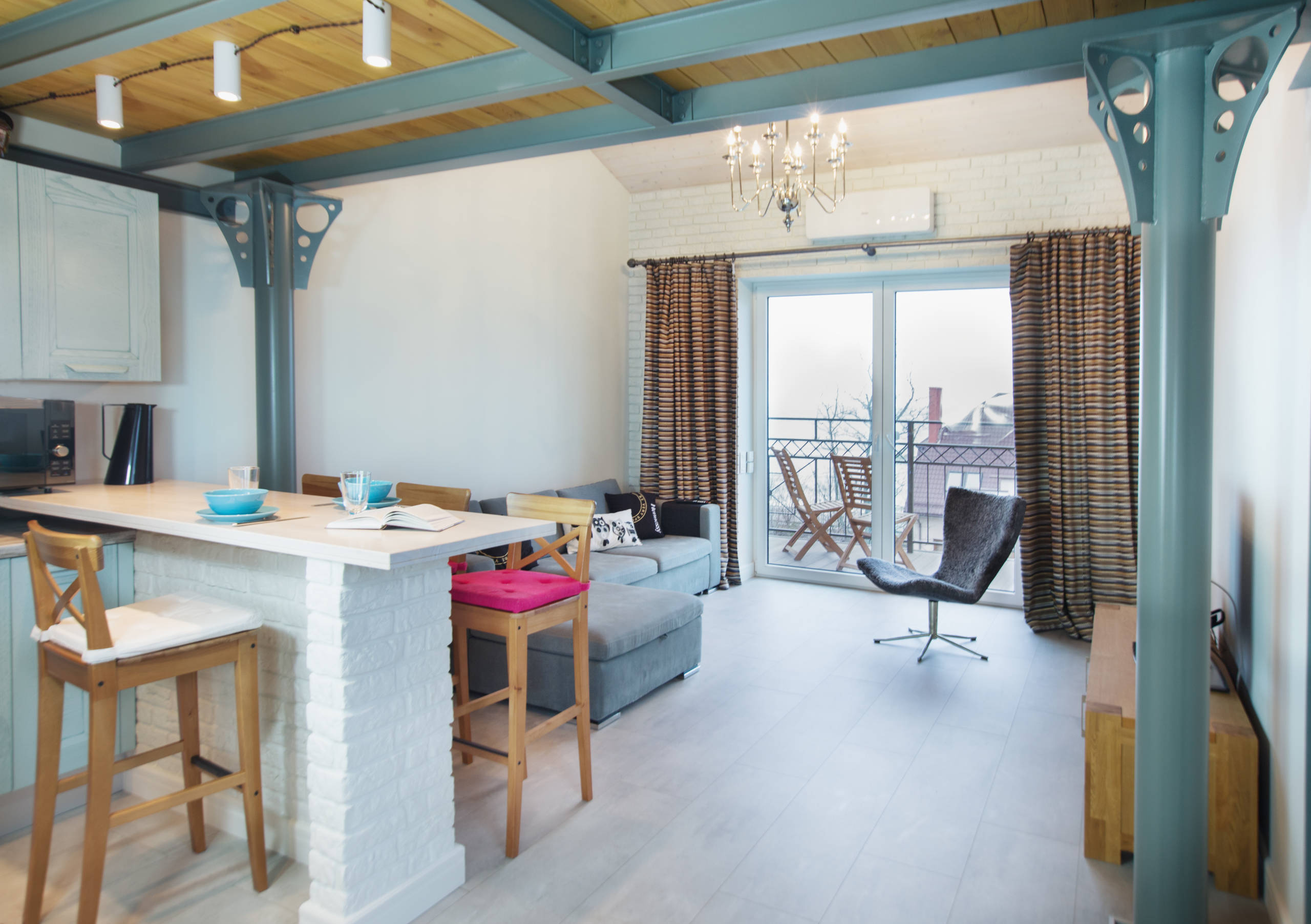 Houzz тур: Двухуровневая квартира в Зеленоградске