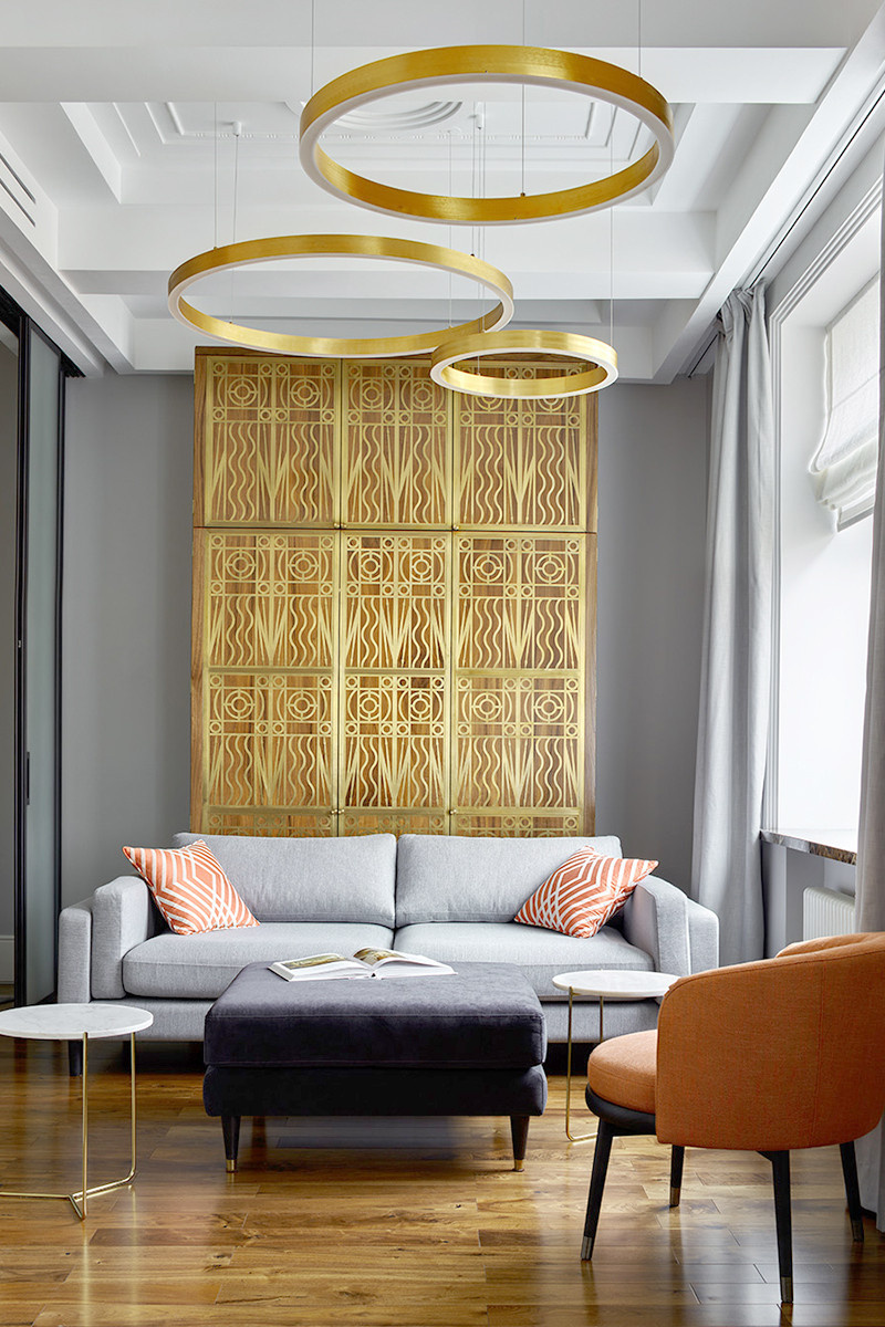 Houzz тур: Квартира на Тишинке с элементами ар деко