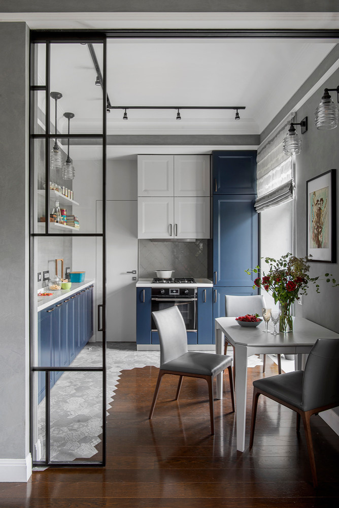 До и после: Серая квартира в Хамовниках