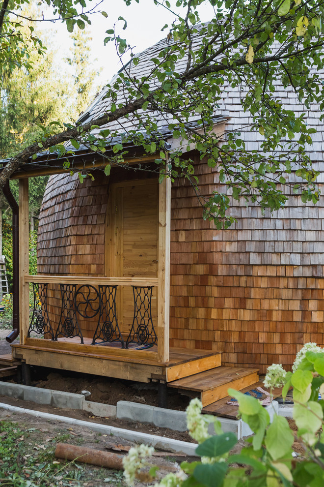 В гостях: Деревянный дом-шар под Зеленоградом