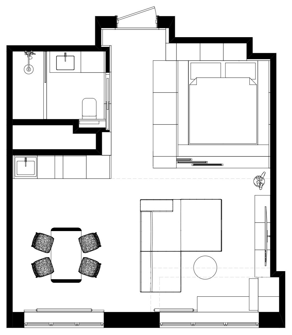 Houzz тур: Практичный минимализм для любителя триатлона