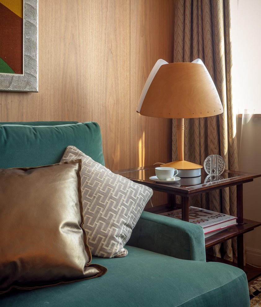 Houzz тур: Квартира с комодом эпохи ар деко и мотивом Эркюля Пуаро