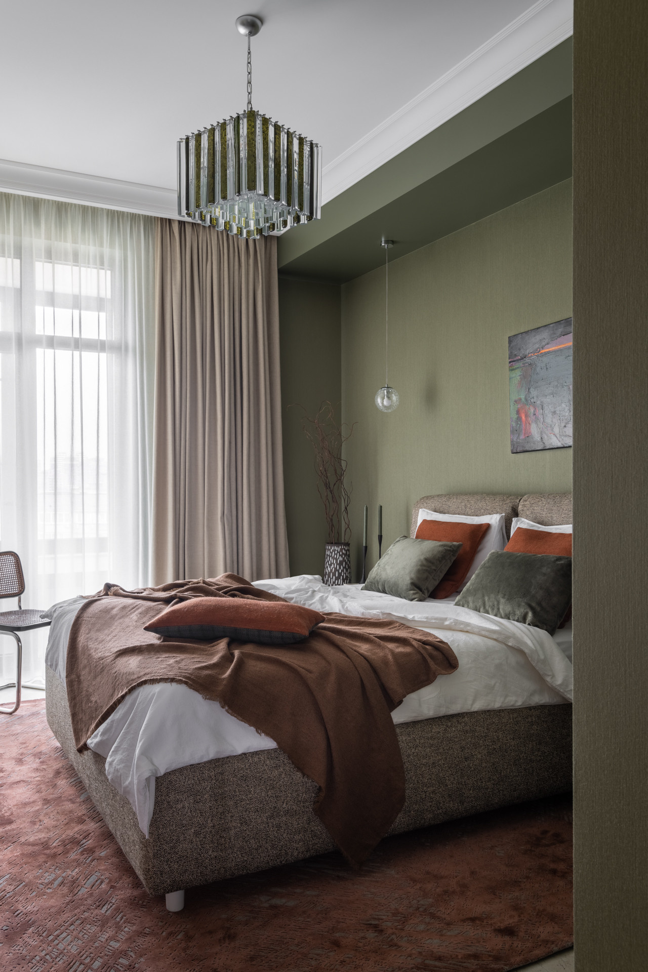 Houzz тур: Интерьер в оттенках земли и зелени