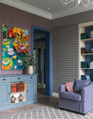 Houzz тур: Квартира в «сталинке» — в лавандовых оттенках