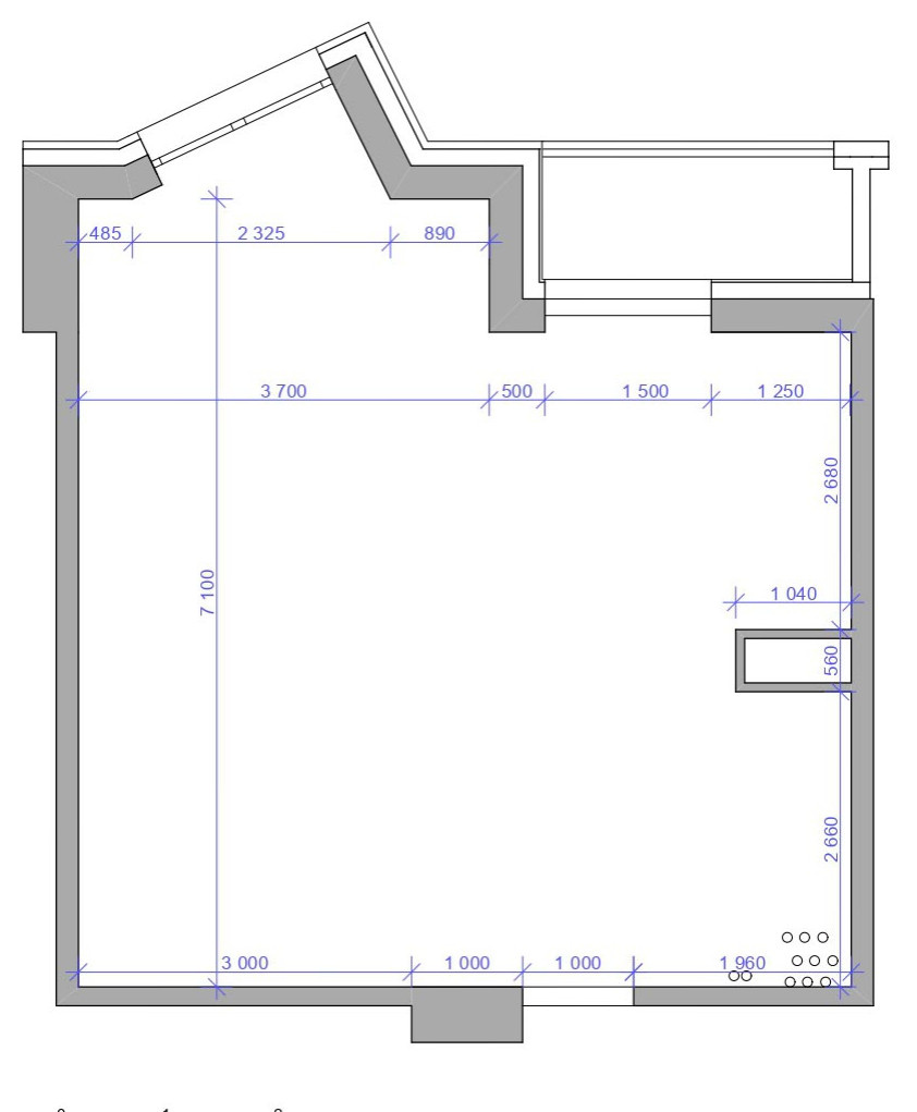 Поиск планировки: 44 кв.м в Мытищах с кинозалом [4 варианта]