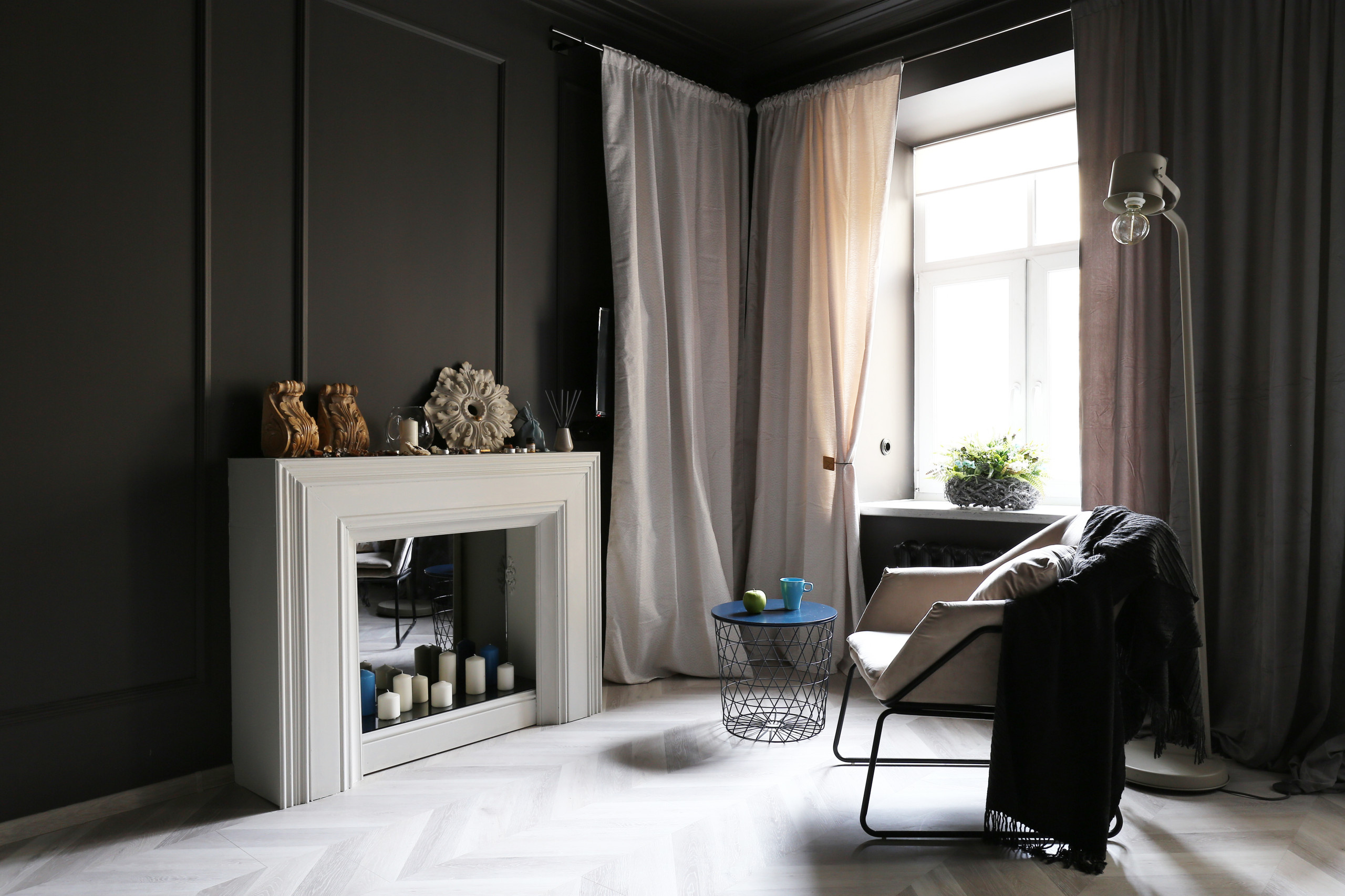 До и после: Квартира в доме 1850 г. в историческом центре Питера