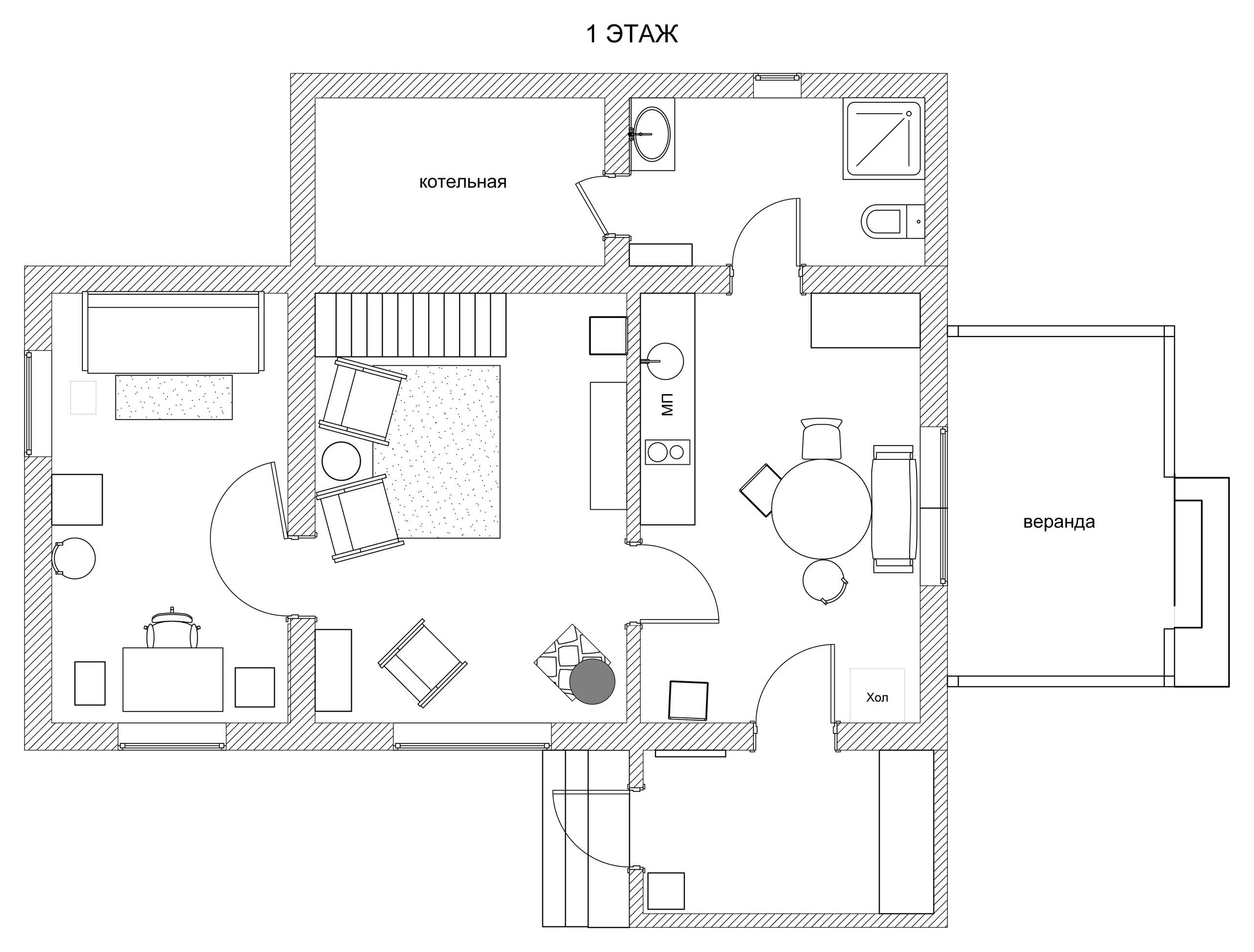 В закладки: Проекты дачных домов от 18 до 100 кв.м