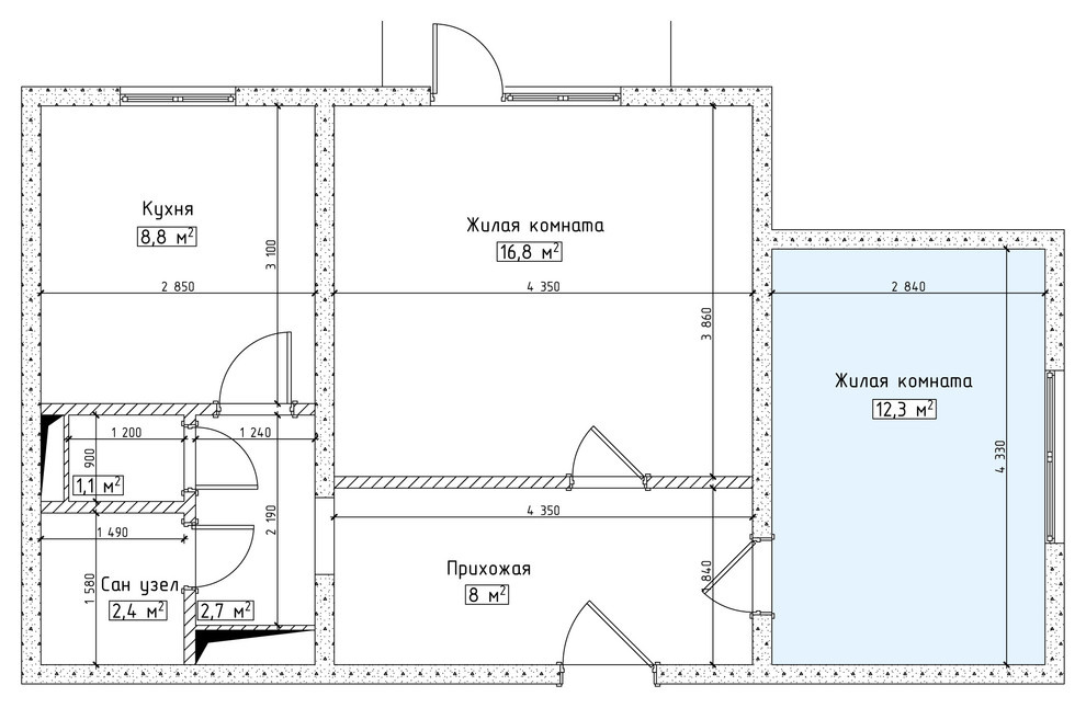 Как правильно: Планировка маленькой спальни 9-10 метров