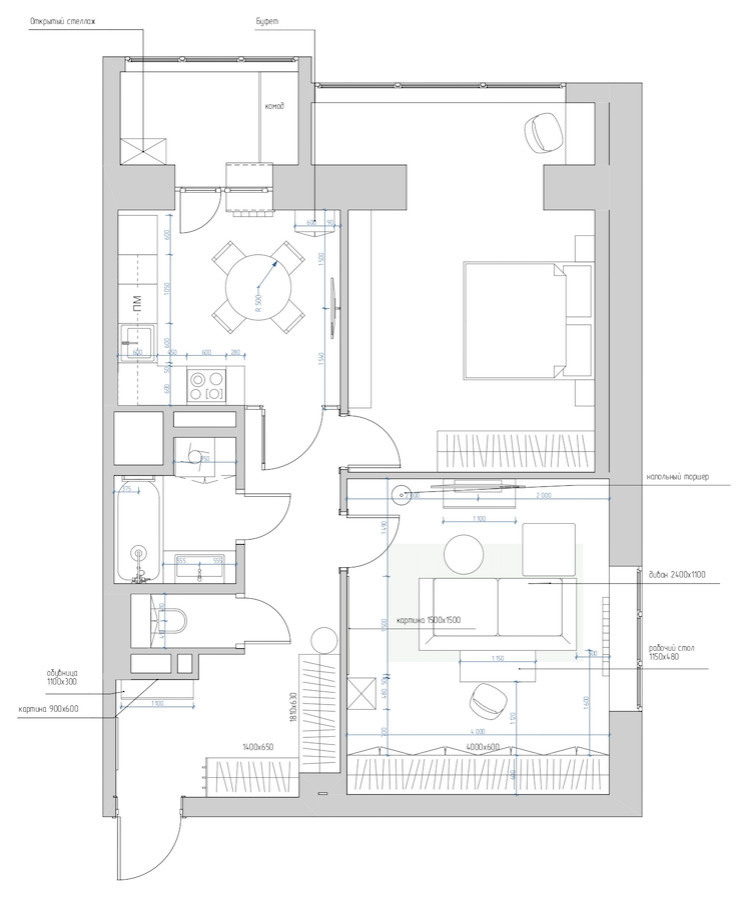 Houzz-тур: Переделка квартиры после «телеремонта» в спальне