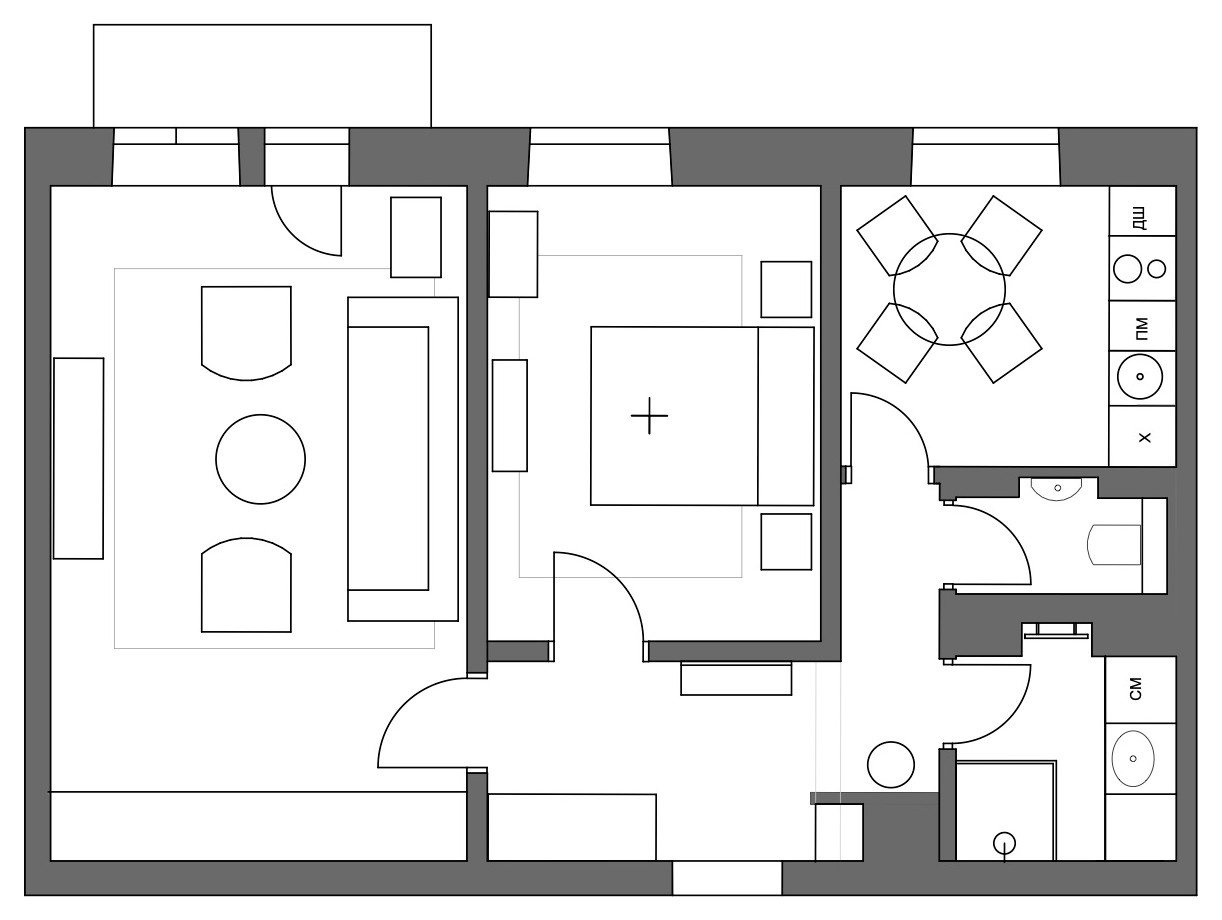 Houzz тур: Квартира для артистов оперного театра