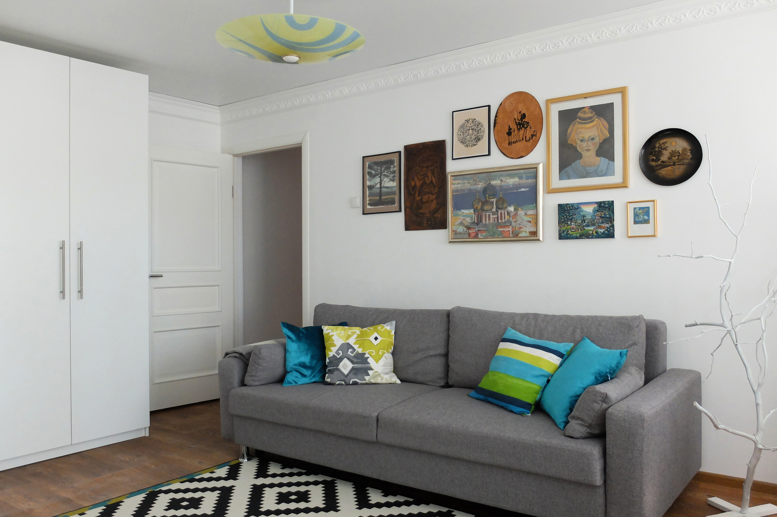 Houzz тур: «Трешка» в хрущевке для семьи дизайнера