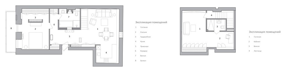 Houzz тур: Двухуровневая квартира, в которой нашли ещё одно окно