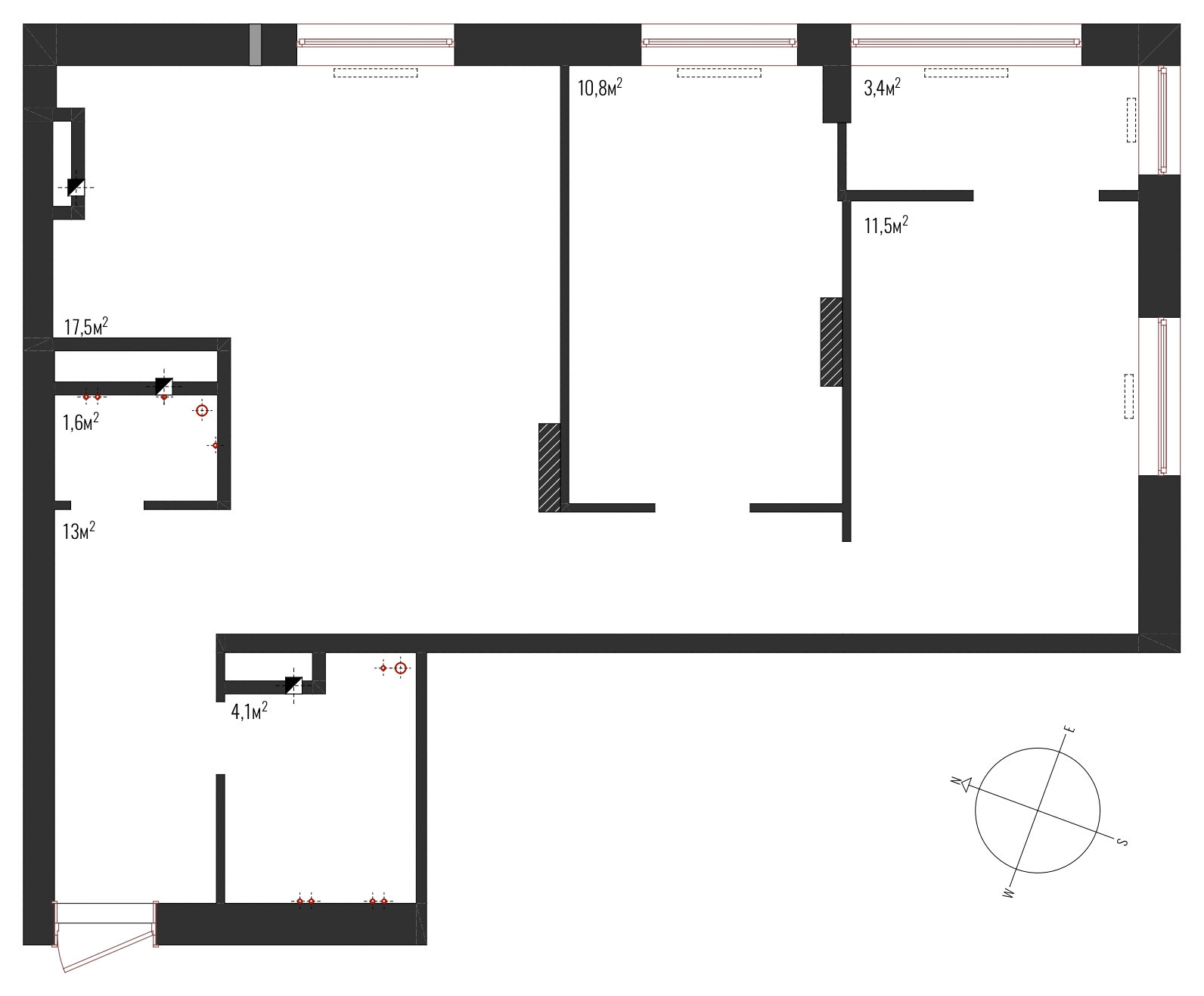 Houzz тур: Квартира с гостиной на месте бывшего коридора