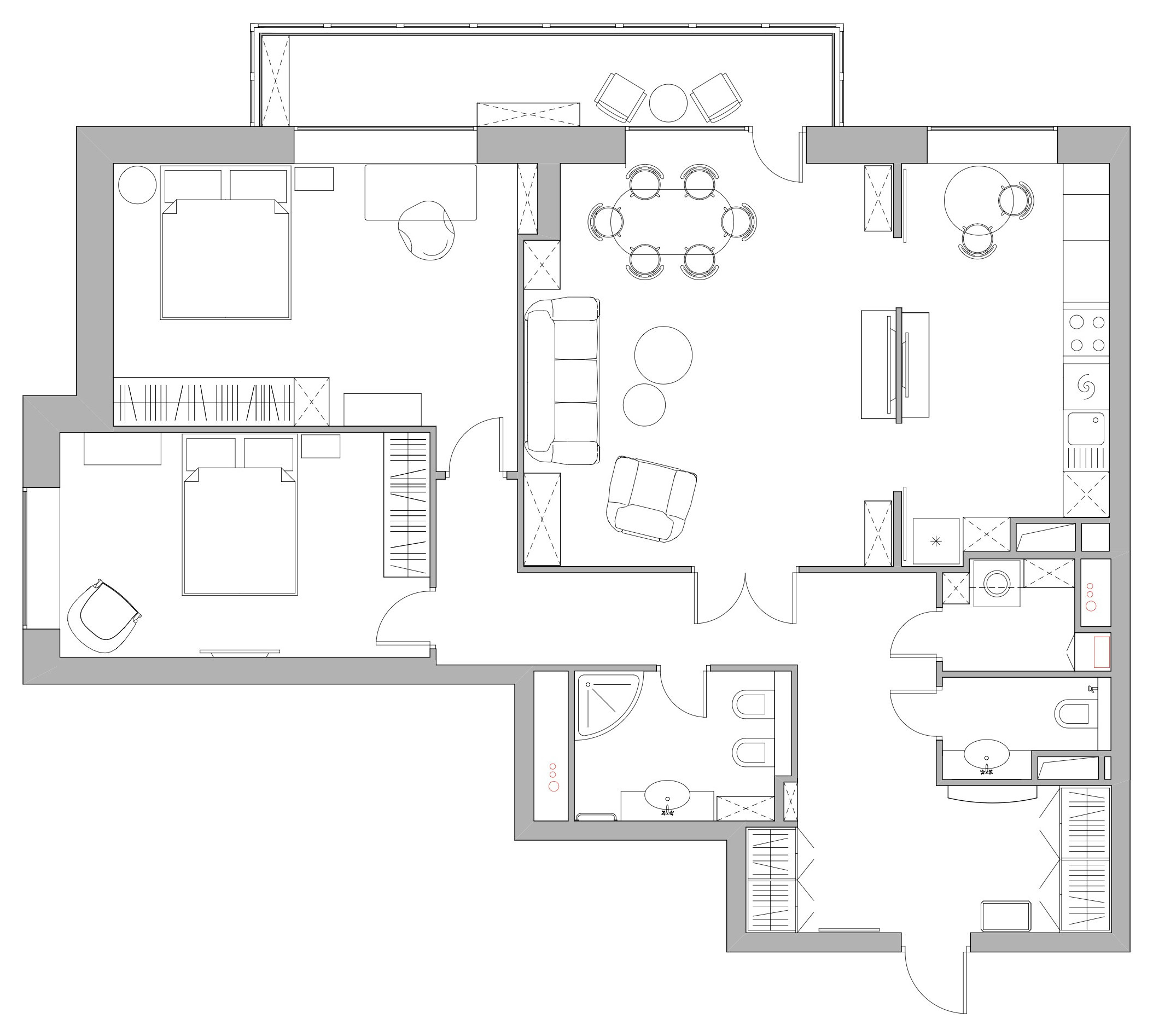 Houzz тур: Интерьер с мотивами 1960-х и деталями ар деко