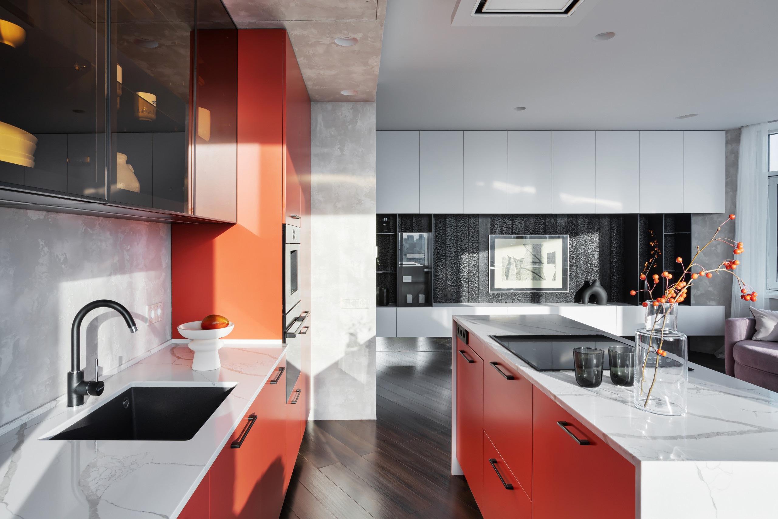 Houzz тур: Квартира с окнами в парк и индустриальной эстетикой