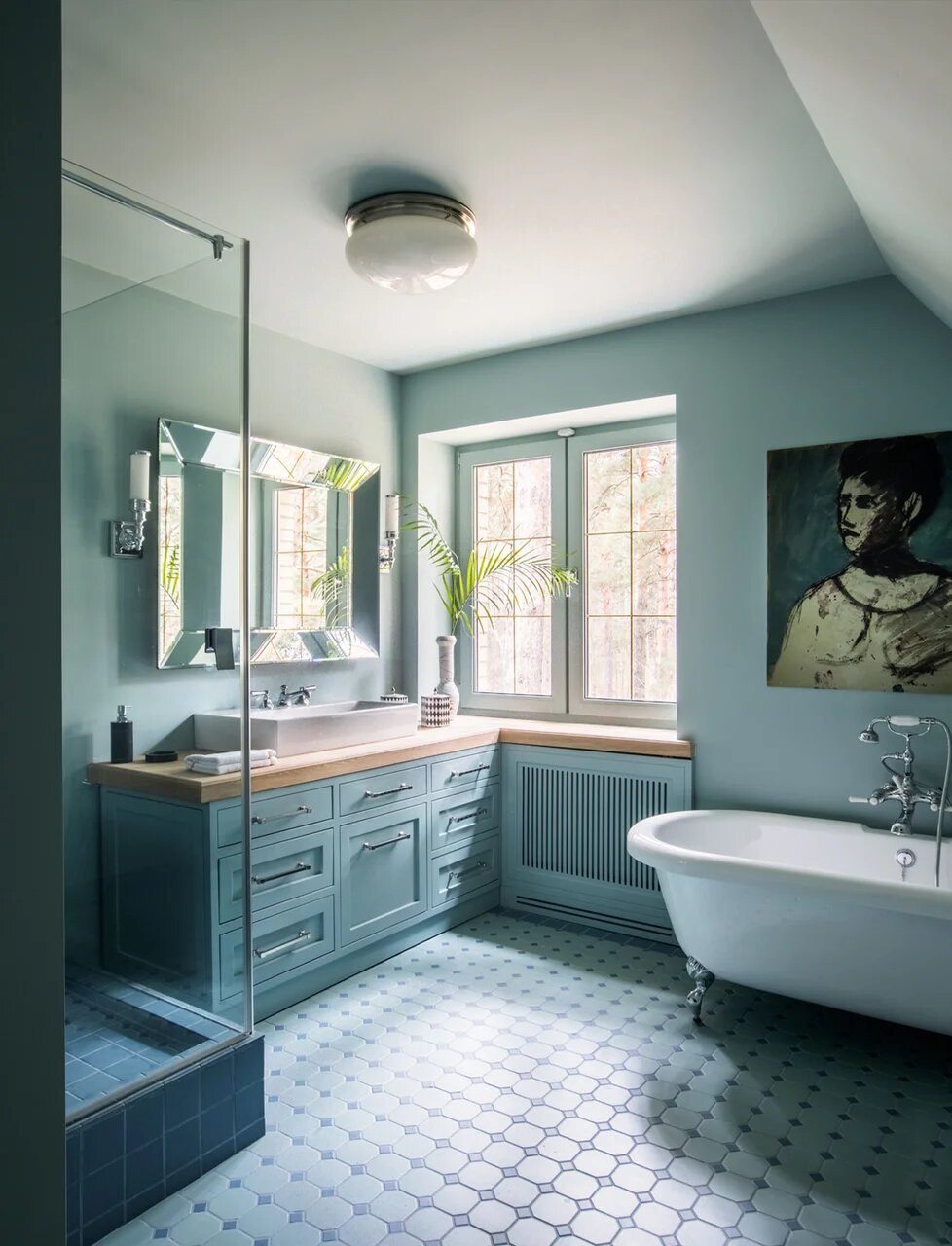 Houzz тур: Дом, в котором при перестройке подняли потолки