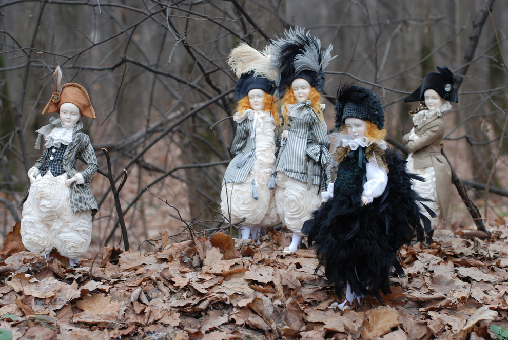 В гостях: Яркая квартира и мастерская художницы по куклам