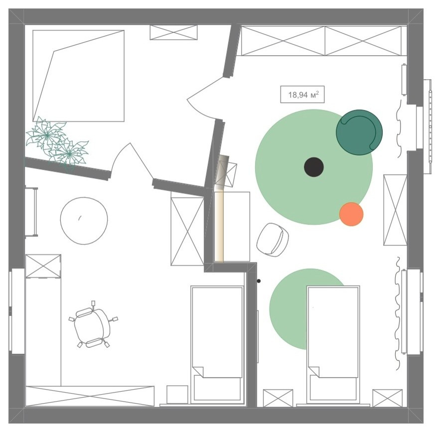 Проект недели: Детская для девочки — с цветами и Микки Маусом