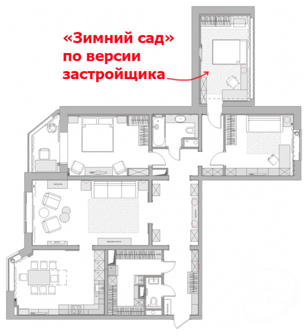 Почему из «двушки» не всегда можно сделать «трешку»
