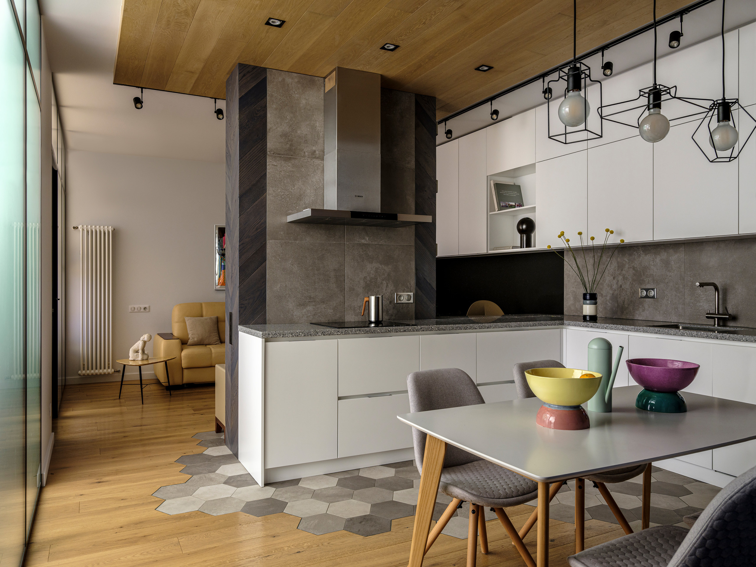 Houzz тур: Квартира для семьи — с рисунками сына на стенах