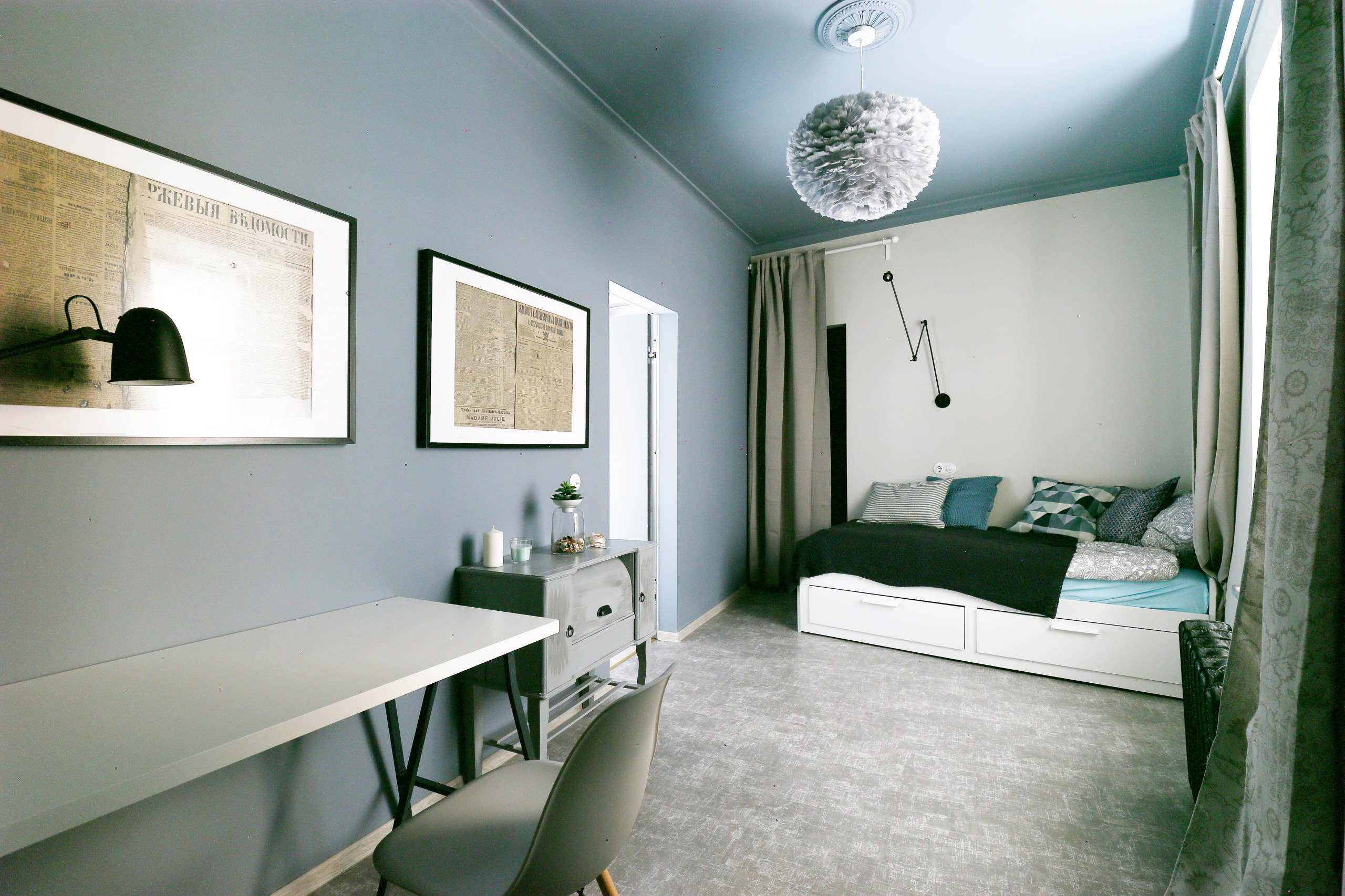 До и после: Квартира в доме 1850 г. в историческом центре Питера