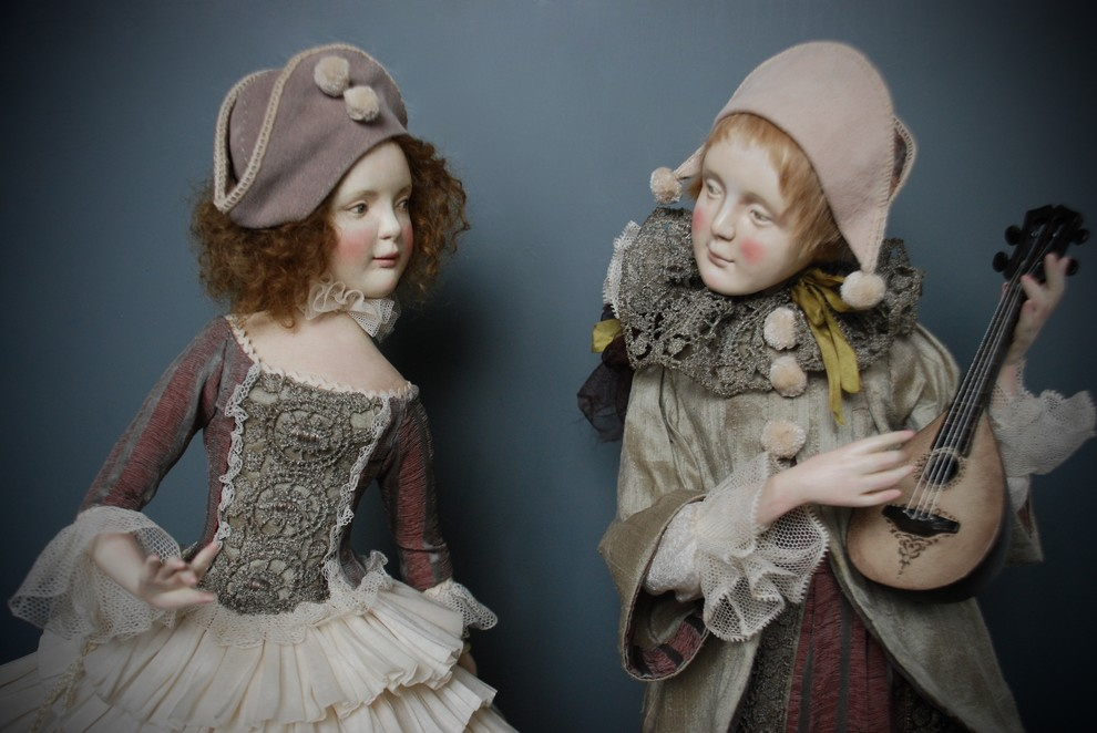 В гостях: Яркая квартира и мастерская художницы по куклам