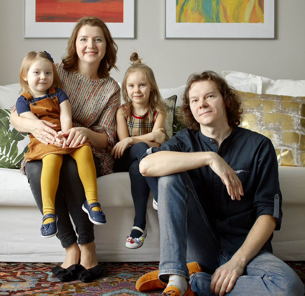 В гостях: Солнечная квартира для семьи дизайнера