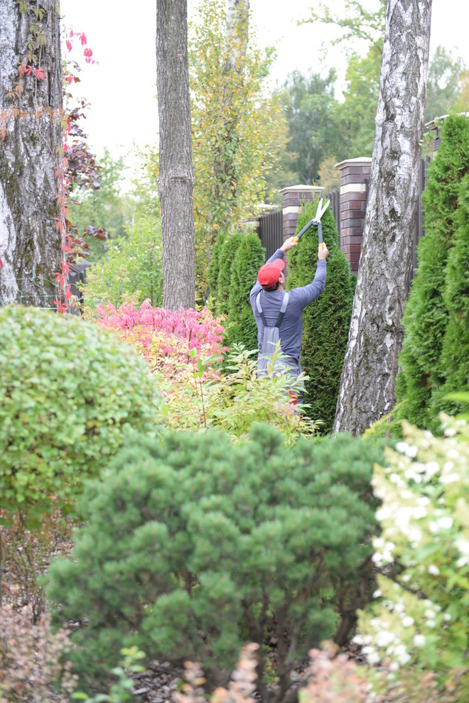 Планировка сада: Усадьба в голландском духе для 3 поколений семьи