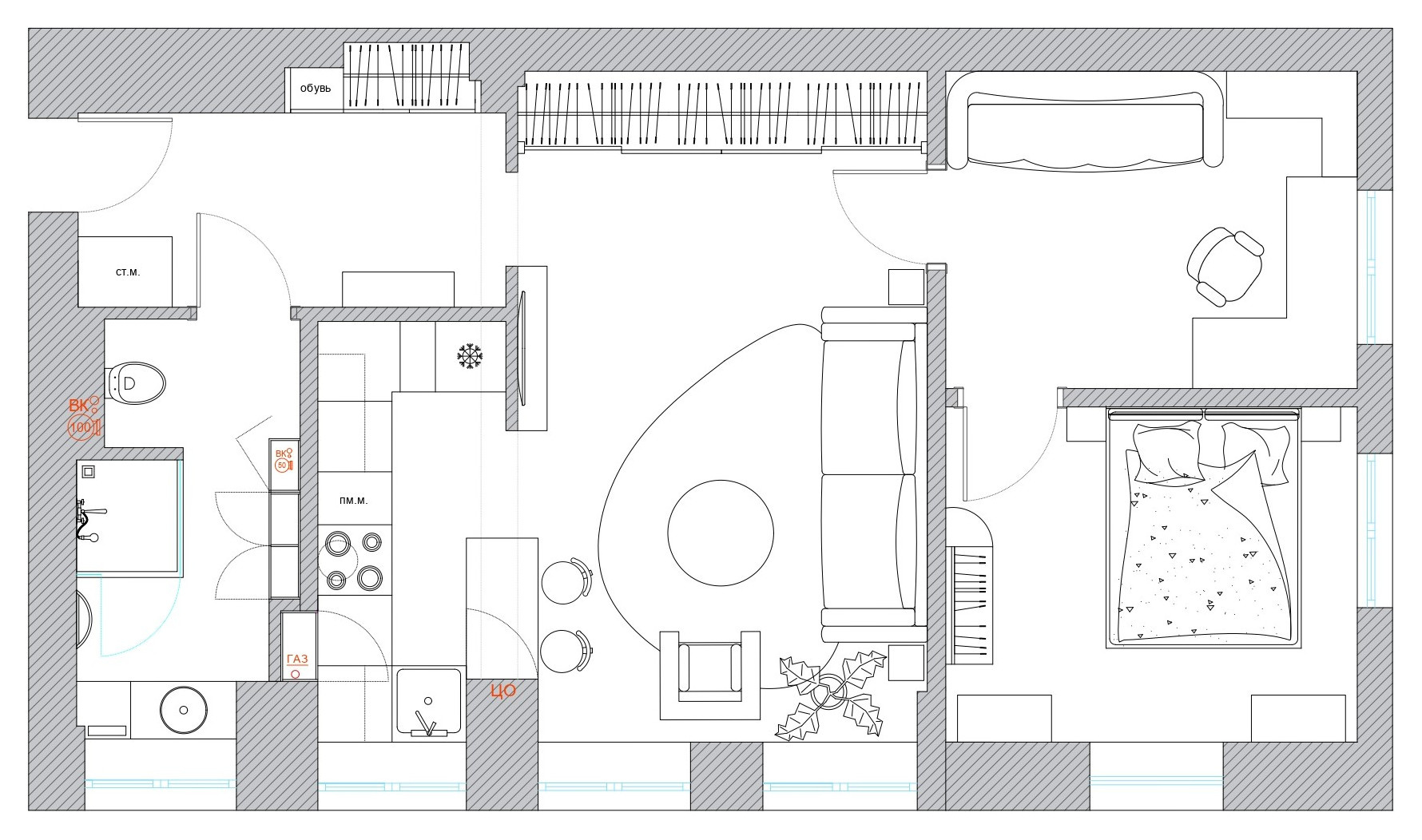 Houzz тур: Квартира, где прошлый ремонт был... 2 года назад